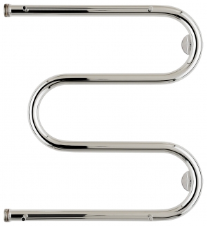 Полотенцесушитель водяной Стилье М-образный 500x500 + 2 полки